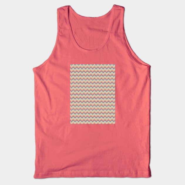 Mini Stripes - Retro Rainbow Tank Top by lymancreativeco